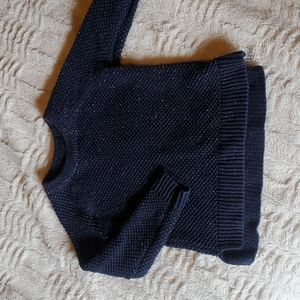 Glittery blue sweater